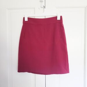 Banana Republic Deep Pink Fuschia A-Line Skirt - Size 6